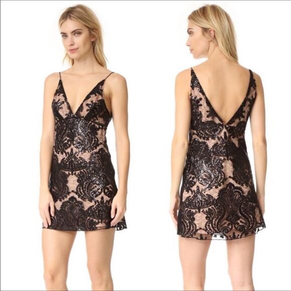 FREE People Night Shimmers Mini Party Dress - Picture 2 of 2